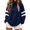 Black #50, variant on Sweatshirt for Women Mock Neck Long Sleeve Varsity Striped Casual Pullover Tops Cozy Work Oversized Trendy Sweatshirts Orange S