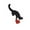 as show, variant on Cat Heart Door Topper, Valentines Day Cat Door Decor, Farmhouse Black Cat Over the Door Sitter, Window Sill Decoration