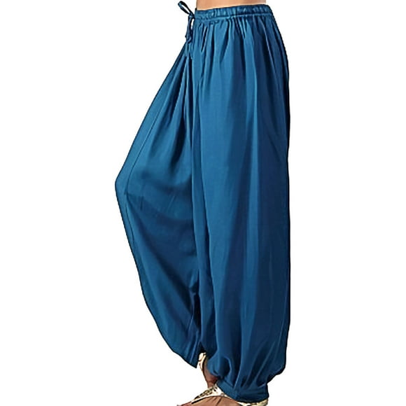 Sonducket Pantalón de pierna ancha para mujer Pantalones deportivos Gimnasio Yoga Pantalones de chándal Ropa de playa para niñas Pantalón de Type3 NO3