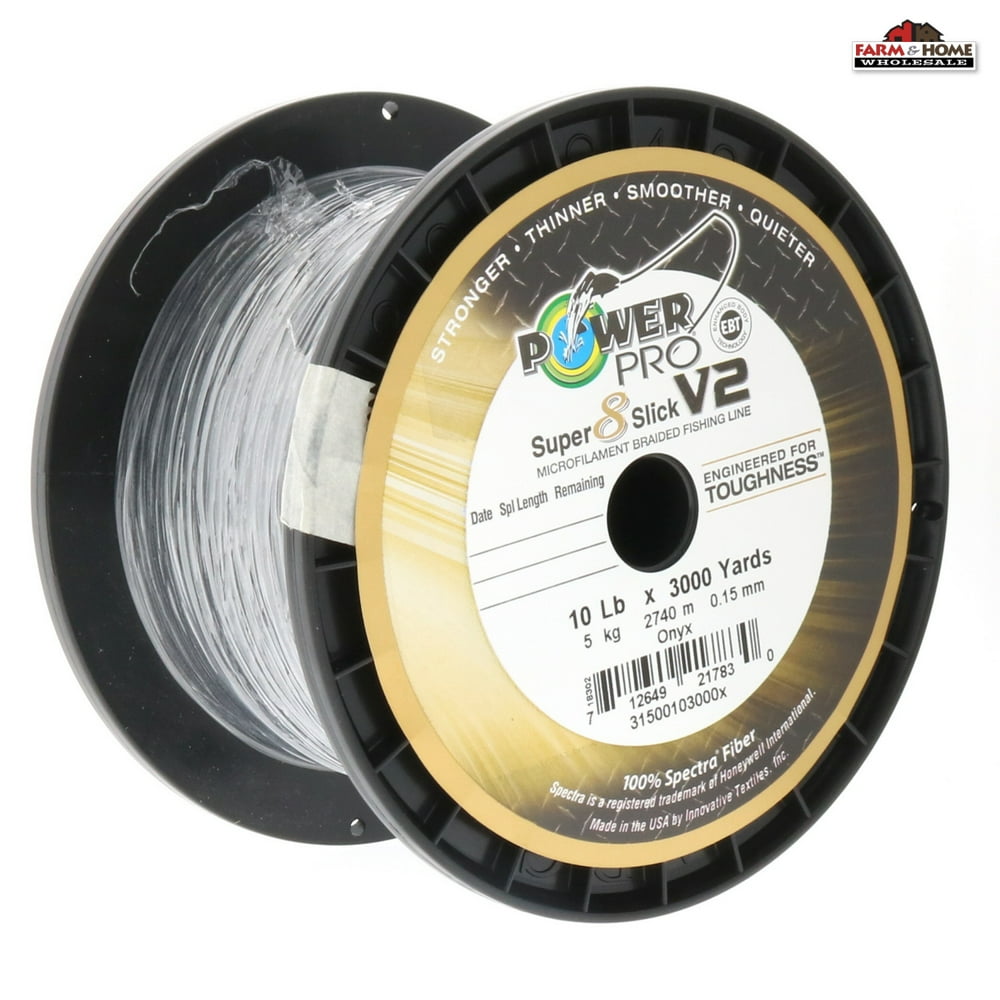Power Pro Braided Fishing Line 10lb 3000yds Onyx New