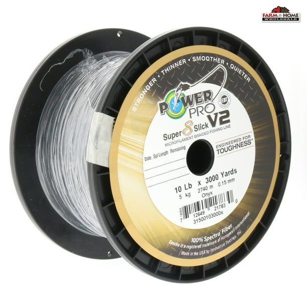 Power Pro Braided Fishing Line 10lb 3000yds Onyx New