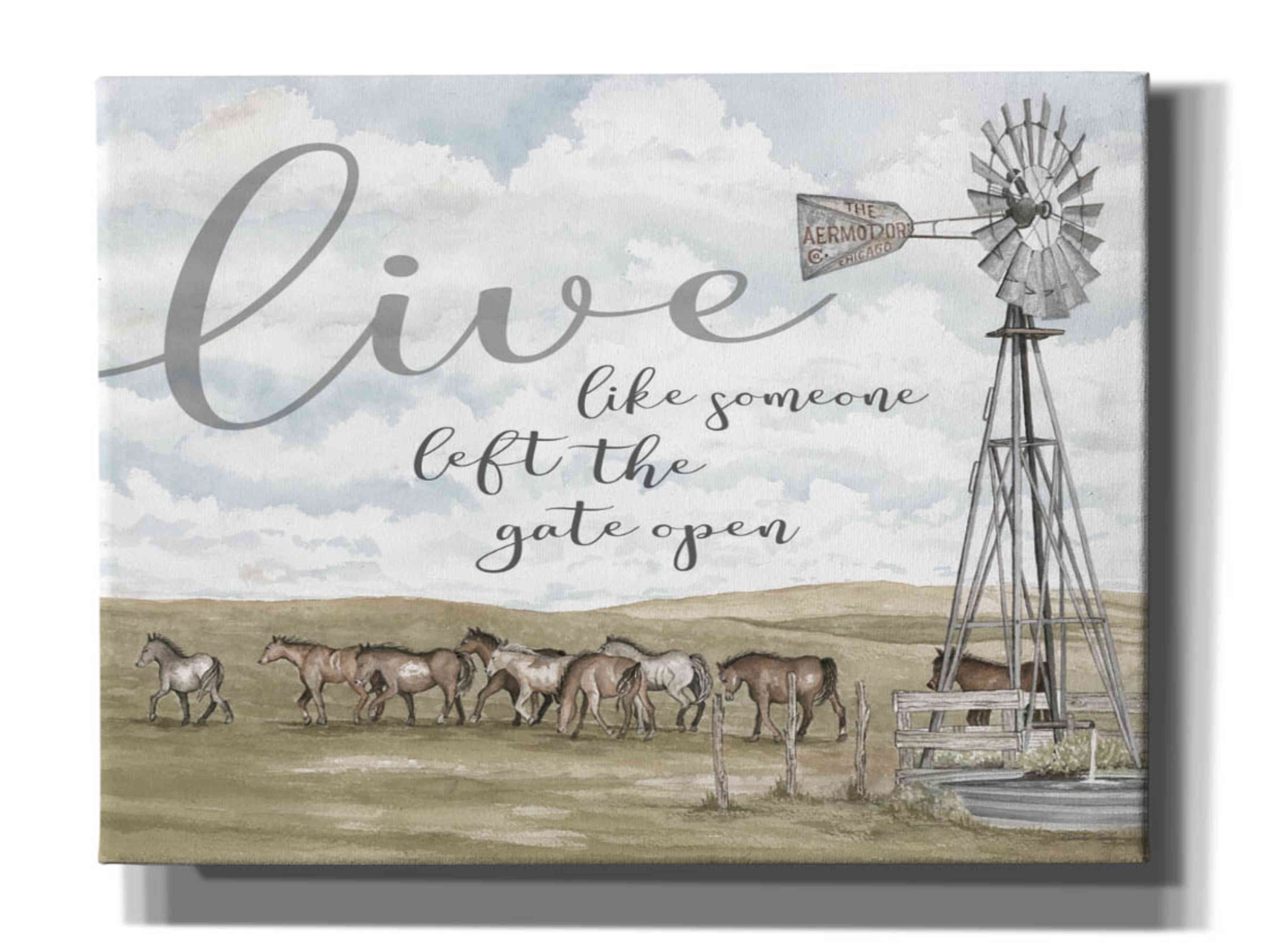 Epic Graffiti 'Live Like Someone..' by Cindy Jacobs, Canvas Wall Art ...
