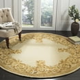thumbnail image 2 of SAFAVIEH Naples Mladen Floral Bordered Wool Area Rug, Multi/Ivory, 6' x 6' Round, 2 of 5