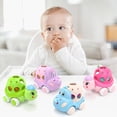 thumbnail image 2 of Juguetes de coche para bebés XFFFun, paquete de 4 unidades, Push N Go, de 6 a 18 meses, 2 of 9