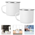 thumbnail image 5 of 4pcs Portable Camping Mug Outdoor Use Large-capacity Water Cup Lasting Enamel Mug for Travel, 5 of 5