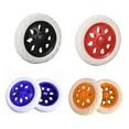 thumbnail image 5 of tooloflife 1/2 Pcs Shopping Cart Wheels Trolley Caster 6 inch Dia Hot Wheel Hub Design Red/Black/Blue/Yellow, 5 of 5