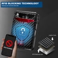 thumbnail image 4 of GASTROPOD Wallet for Men, Mens Minimalist Wallet 9-13 Cards, Slim Compact Wallet with Money Clip & ID Window, RFID Blocking Smart Pop Up Card Wallet, Metal Aluminum Credit Card Holder Bifold Wallet, 4 of 7