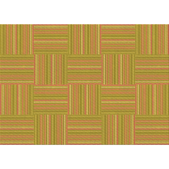 Ahgly Company Indoor Rectangle Patterned Deep Yellow Area Rugs, 5' x 8'