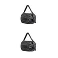 thumbnail image 2 of maskred Sacs de Rangement Pliables en Polyester pour Voyage Sac de Plage Léger et Peu Encombrant Réutilisable Motif Noir 2Set, 2 of 6