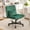 Green(Armless), variant on NovaDrive Linen Cross Legged Office Chair with Wheels, Armless, Wide Swivel Seat, Ergonomic Criss Cross Chair for Home Office, Meditation & Makeup