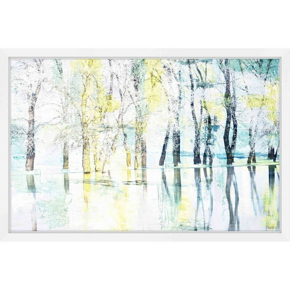 "Yellow Haze" Framed Painting Print