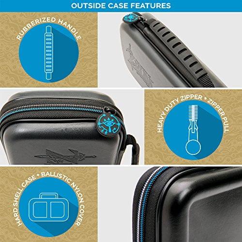 Nintendo Switch Game Traveler Deluxe Travel Case Zelda Breath Of The Wild Nsw Walmart Com Walmart Com