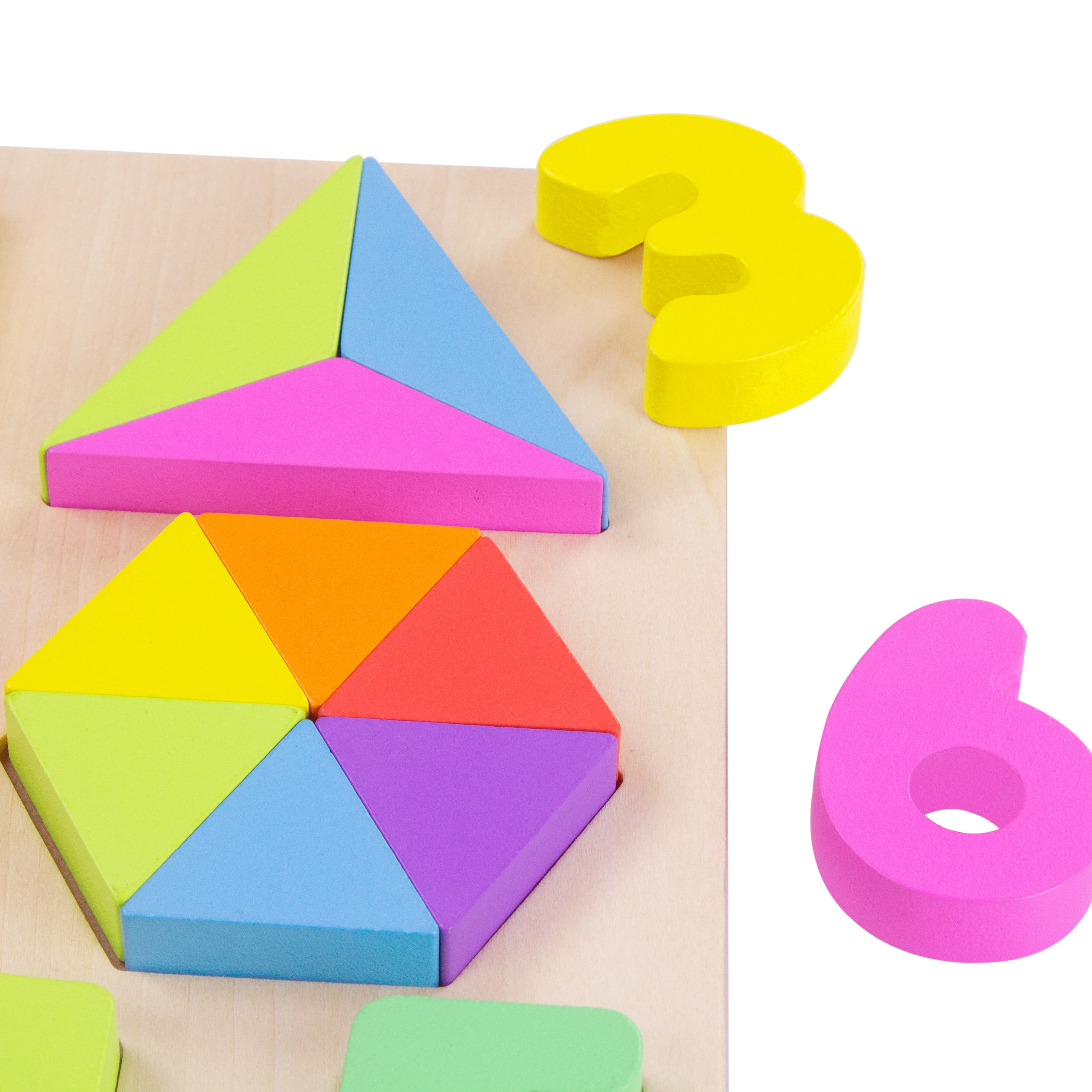 Spark Create Imagine Wooden Shape and Number Puzzle, Baby and Toddler Toys  (图3) Spark Create Imagine Wooden Shape and Number Puzzle, Baby and Toddler Toys  (图3)