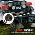 thumbnail image 6 of Synthetic Winch Rope Winch Line Cable 1/2" x 92' 32000 lbs for SUV Truck, 6 of 12