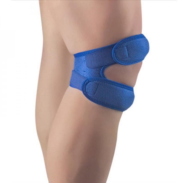 Grande Liquidation! Sangle de Genou à Double Rotule pour Soulagement de la Douleur au Genou, Attelle de Genou en Néoprène Ajustable, Soutien pour la Course, Sauteur contre l'Arthrite, Récupération après Blessure au Tennis, Protection 12‘‘ - 17‘‘