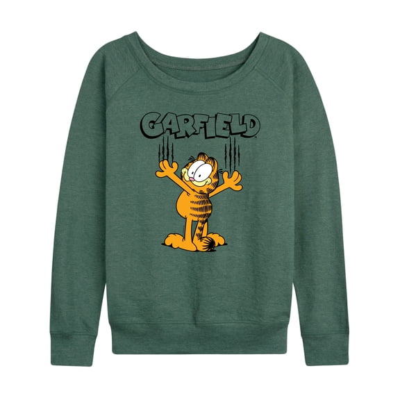 Garfield - Cat Scratches - Women's Lightweight French Terry Long Sleeve Shirt