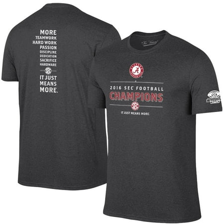 Alabama Crimson Tide 2016 SEC Football Champions Locker Room T-Shirt - Heather Gray -