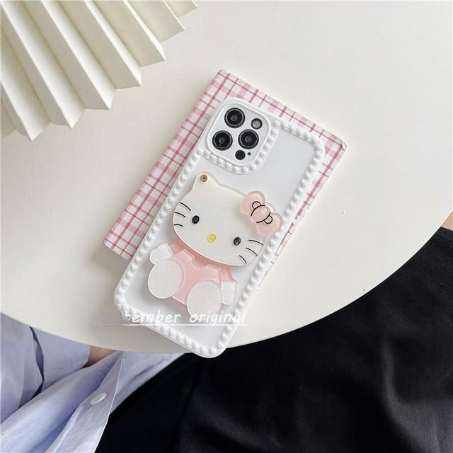 Funda de teléfono de Hello Kitty para IPhone, carcasa bonita para estudiantes, 13, 12 Pro Max, 12 MiNi, 11 Pro MAX, X, XS, XR, 2022