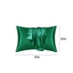 thumbnail image 3 of Funda de almohada de satén para cabello y piel, juego de 2 fundas de almohada de tamaño estándar y paquete de 2 fundas de almohada de satén suave (50,8 x 76,2 cm), 3 of 7