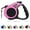 Pink, variant on DISEN Retractable Dog Leash 16 FT Dog Walking Leash for Medium Large Dogs up to 110lbs One Button Break & Lock Heavy Duty No Tangle