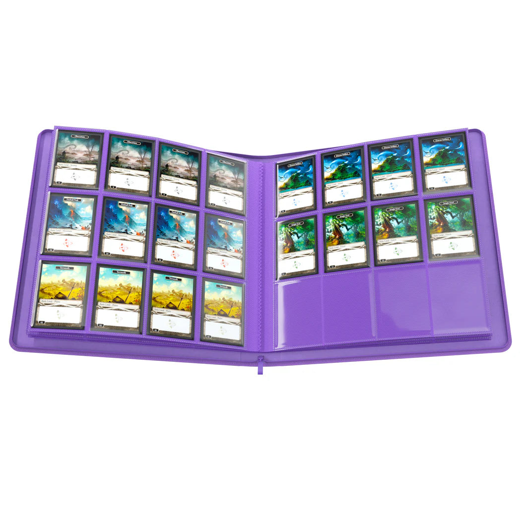 Gamegenic Zip-Up Album 24-Pocket Binder (Purple)