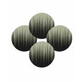 thumbnail image 7 of 15 Inch Round Placemats Set of 4, Sage Green Black Ombre Non Slip Heat Insulation PP Table Mats, Modern Abstract Striped Gradient Washable Place Mats for Kitchen Dining Party Table Decor, 7 of 7