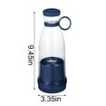 thumbnail image 3 of JOGZMZ Portable Blenders, Personal Blenders for Shakes And, Fruit Juicer USB Rechargeable with 6 Blades, Handheld Blenders for Sports Travel and Outdoors, Home Essentials, 3 of 7
