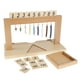 thumbnail image 1 of Juguetes Educativos perfecl Montessori Juguete De Madera Barra De 1-9 Granos con Número De Tarjetas, 1 of 8