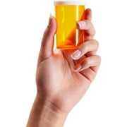 Pharmacy Vials 30 Dram AMBER (PACK OF 12) Snap Cap, Caps Included by Sponix BioRx