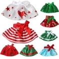 thumbnail image 5 of DIY Fabric Christmas Sewing Toys Bow Skirt Elves Clothes Dolls Dress Toys Clothes 3, 5 of 8