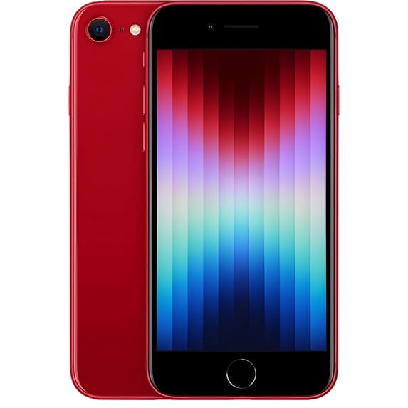 Pre-Owned Apple iPhone SE (3rd Gen) A2595 (Fully Unlocked) 64GB Red (Grade A )