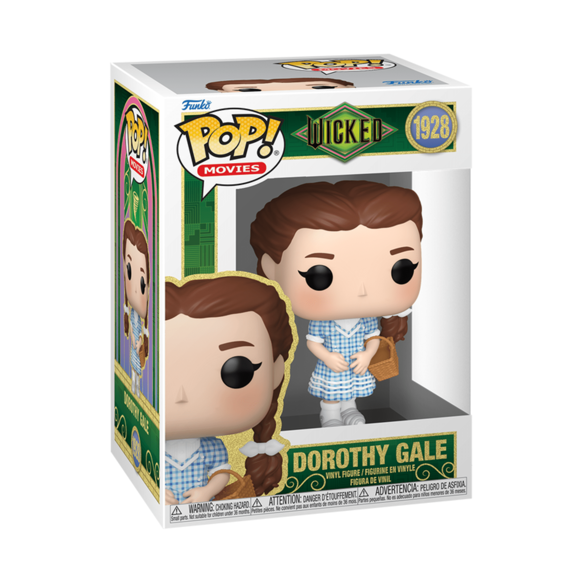 Funko Pop! Disney Wicked for Good Set of 4 – Elphaba, Glinda, Dorothy & Scarecrow Vinyl Figures with Pop Protectors | Collector’s Exclusive