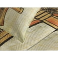 thumbnail image 4 of Ambesonne Egyptian Quilted Bedspread Set 3 Pcs, Antique Culture Sign, King Size, Cream Orange, 4 of 5