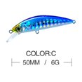 thumbnail image 1 of Cebo sumergido micro-objeto agua dulce hundimiento lento 50mm/6g cebo duro pesca con cuentas boca de caballo, 1 of 2