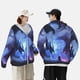 thumbnail image 4 of Fotbe Red And Blue Fire Dragon Chaqueta con Protección Solar UPF 50+ para Hombre y Mujer, Camisa con Capucha y Bolsillos-X-Large, 4 of 7
