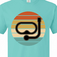 thumbnail image 4 of Inktastic Scuba Diver Retro Sunset Diving T-Shirt, 4 of 5