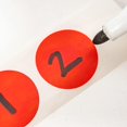 thumbnail image 2 of 3000 Pcs 25mm Color Coding Labels Stickers Circle Colored Dot Stickers Includes 6 Rolls, 500 Count Each, 2 of 5