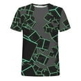 thumbnail image 5 of LSLJS T-shirt Homme Imprimé Abstrait 3D Manches Courtes Col Rond Mode Décontracté Quotidien Vacances T-shirt Haut Blouses, Chemises Athlétiques & T-Shirts Cadeaux pour Hommes, 5 of 5