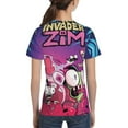 thumbnail image 5 of Invader Zim Youth Unisex T-Shirt Crewneck Short Sleeve Double-Sided Print Tee Shirts Top For Boys Girls Kid Teen Small, 5 of 6