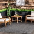 thumbnail image 2 of nuLOOM Wynn Braided Indoor/Outdoor Charcoal 3' x 5' Casual Area Rug, 2 of 6