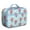 Sky-blue-26, variant on Ocean Beach Scenery Lunch Bag - Abstract Geometric Insulated Lunch Box for Women, Men & Adults