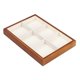thumbnail image 4 of Bandeja organizadora de pendientes, caja de almacenamiento de madera, regalo para mujer, caja de joyería apilable para tienda 6 cuadrícula, 4 of 9
