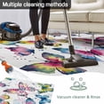 thumbnail image 5 of Colorful Butterfly Outdoor Rug for Patio/Deck/Porch, Non-Slip Large Area Rug 6 x 9 Ft, Elegant Pastoral Butterflies Watercolor Indoor Outdoor Rugs Washable Area Rugs, Camping Rug Carpet Runner, 5 of 8