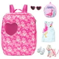 thumbnail image 6 of K.T. Fancy American 18 Inch Doll Carrier Bag with Doll Clothes and Accessories, Includes Dress, Doll Backpack for 18 Inch Doll, 6 of 7