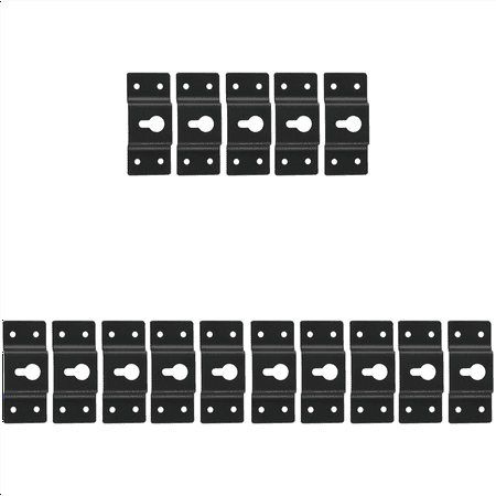 

DIY Audio Sound Box Speaker Wall Mount Iron Hook Hanger Plate 15PCS