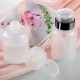 thumbnail image 5 of Walbest 250ml (8.8 oz) Press Bottle Push Down Empty Pump Dispenser for Nail Polish & Makeup Remover Liquid Bottle, Leak-proof Plastic Press Pumping Empty Bottle, 5 of 7