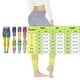 thumbnail image 3 of WILLBEST Leggins Deportivos Mujer Mujeres Casual De Moda Ajustada De Cintura Alta Deportes Yoga Pantalones De Rayas De Colores Impresos Leggings, 3 of 4