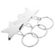 thumbnail image 3 of 3 piezas de llaveros creativos con forma de estrella de cinco puntas, colgantes, decoración para llaveros., 3 of 7