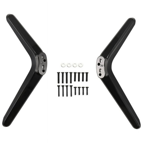 1 pair TV Stand 1 set Installation screw accessories-Black