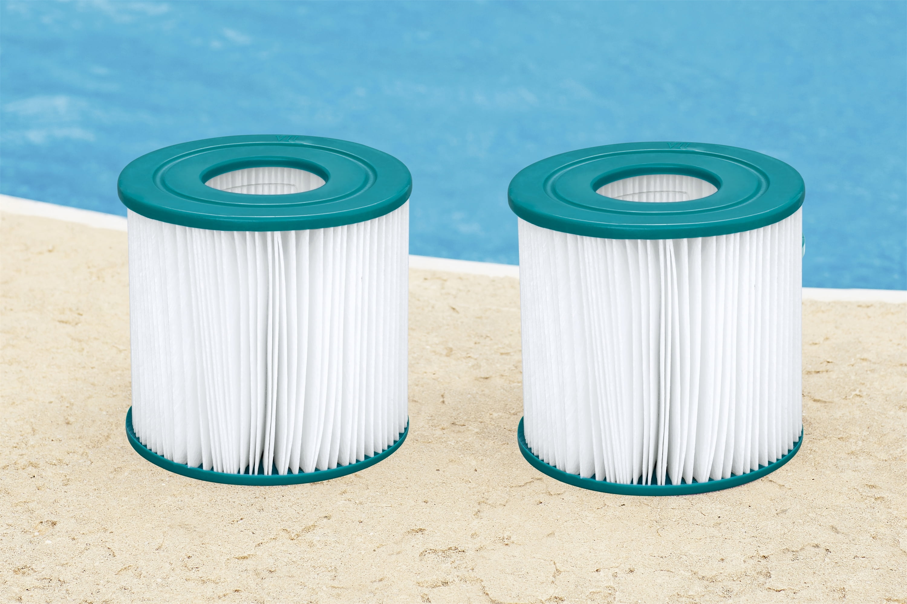 Mainstays Type VII, D Pool Filter Cartridge for Above-Ground Pool, 2 Pack